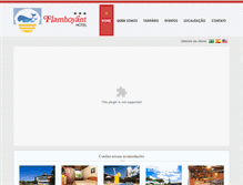 Tablet Screenshot of flamboyanthotel.com.br